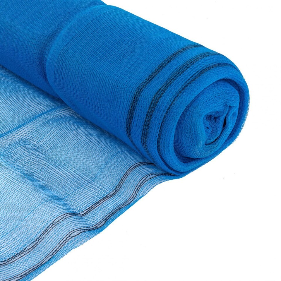 image 1 of Oypla SafeNet Blue Shade Debris Scaffold Netting 3m x 50m Blue