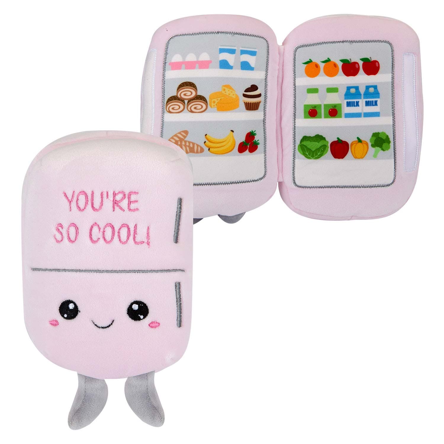 VFM e-Store Fridge Soft Toy Cute Plushie Huggable Cuddly Stuffed Toy 20cm in Pink