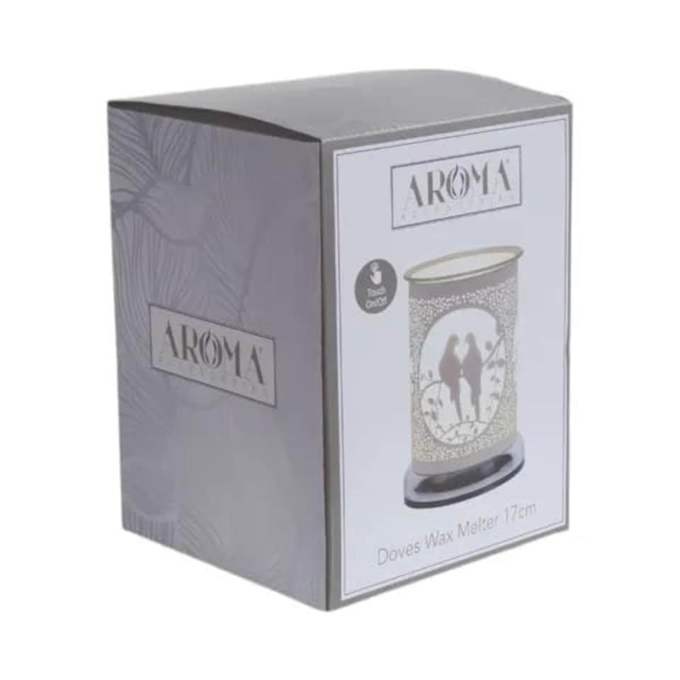 image 1 of Aroma Electric Touch Wax Melter 17cm White - Doves | White | 1