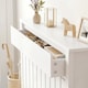 image 7 of HOMCOM Radiator Cover with Drawer and Vertical Slats White