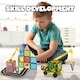 image 2 of Desire Deluxe Magnetic Building Tiles Road Blocks - Magnet Crane Car Set for Kids, Educational Preschool STEM Learning Montessori Construction Toddler Toy for Boys & Girls 3+ Year