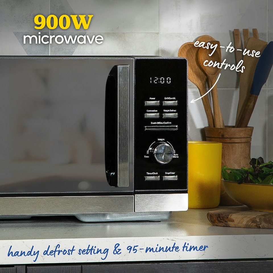 image 1 of Russell Hobbs Digital Combination Microwave 25L 900W Black RHM2501B