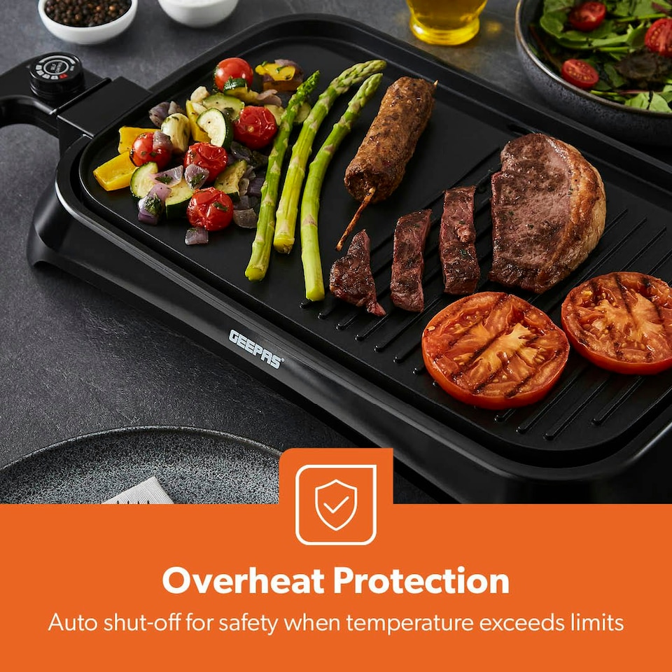 image 1 of GEEPAS Electric Barbecue Grill 1600W