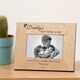 image 3 of Personalised Daddy's First Father's Day Wood Picture Frame 6 x 4 Dad
