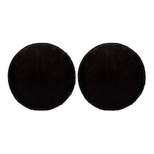 The Just Slate Company Set of 2 Round Slate Placemats