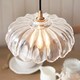 image 4 of Camellia Dome Pendant Ceiling Light Clear Glass E27 or B22