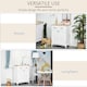 image 6 of HOMCOM Simple Kitchen Cupboard Storage Cabinet w/ Drawer Living & Dining Room