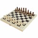 image 10 of The Magic Toy Shop 3-in-1 Chess Draughts Backgammon Compendium Wooden Board Game Set