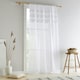 image 1 of Pineapple Elephant Izmir White Tab Top Voile White | 55x54"