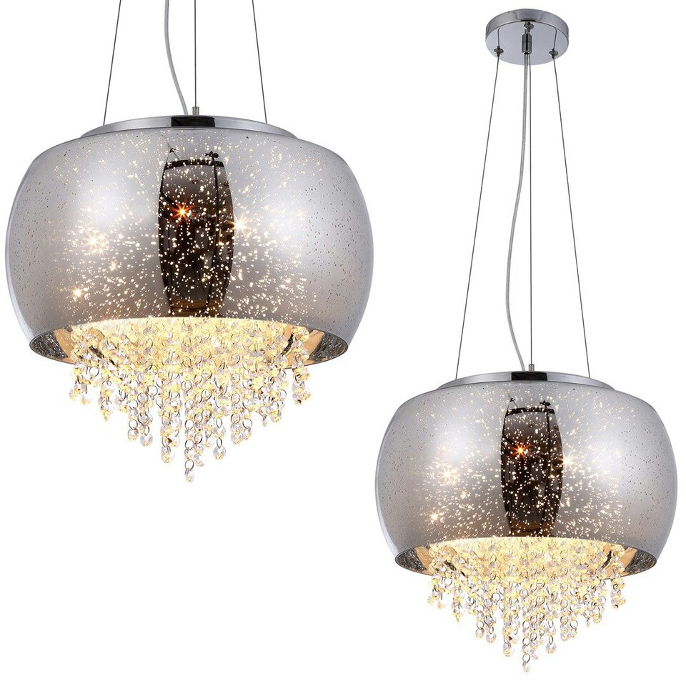 image 1 of Milagro Pendant Lamp Starlight 3XE14 Chrome