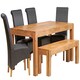image 5 of Logan Light Mango Large Dining Table 6ft (180cm) Brown