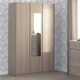 image 8 of Paris 3 Door Triple Mirrored Wardrobe