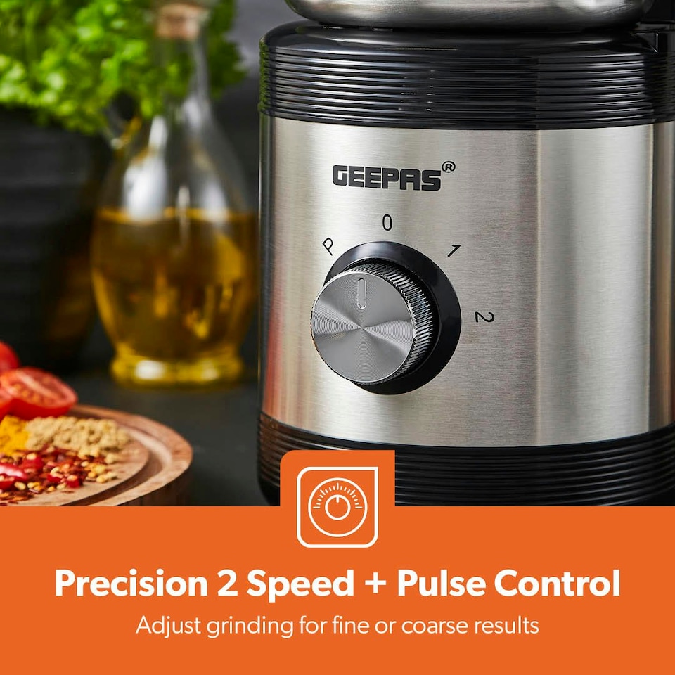 image 1 of GEEPAS Coffee Grinder Food Processor 450W