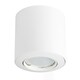 image 4 of ValueLights 4 x GU10 White Tiltable Surface Mounted Ceiling Spotlight Downlights - Complete with 4 x 5W GU10 Warm White LED Bulbs