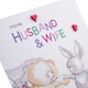 image 3 of Cute Forever Friends Design Wedding Congratulations Card for Husband and Wife