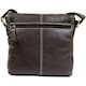 image 2 of Soft Leather Shoulder / Cross Body Bag Brown | Brown