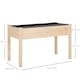 image 5 of Outsunny Raised Wood Garden Bed Planter Vegetables Grow Flower Herbs