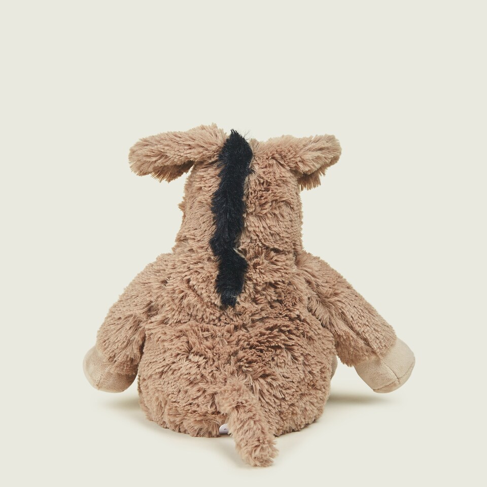image 1 of Warmies Plush Donkey Microwavable, Heatable Cuddly Teddy Lightly Scented with French Lavender, Hot or Cold for Relaxation and Warm Relief