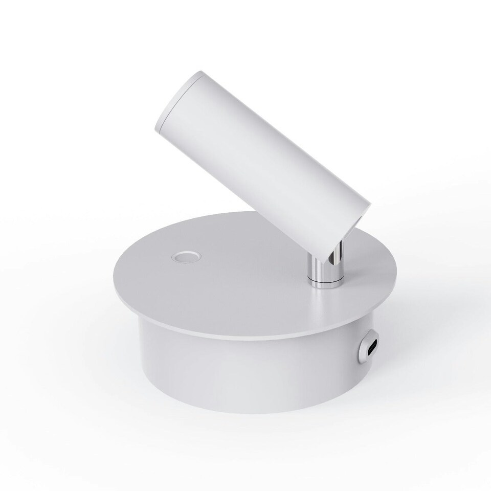 image 1 of CGC SCARLET White Adjustable Head LED Rechargeable Magnetic USB Reading Bedside Wall Light White