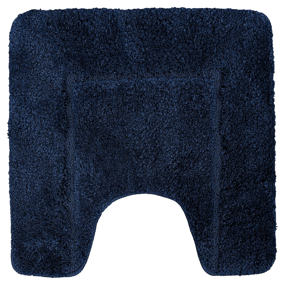 image 1 of Velosso Mayfair Microfibre Bathmat Antislip Blue | Navy | Pedestal Mat