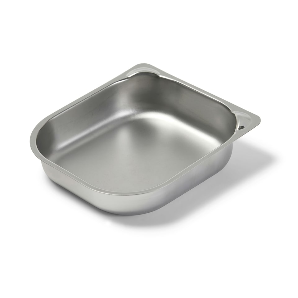 image 1 of Closer Pets One-Meal Automatic Dry/Wet Food Pet Feeder with Stainless Steel Bowl Inserts (C100) White