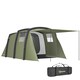 image 9 of Outsunny Inflatable 3-4 Man Tunnel Tent w/ Air Pump, Living Area 