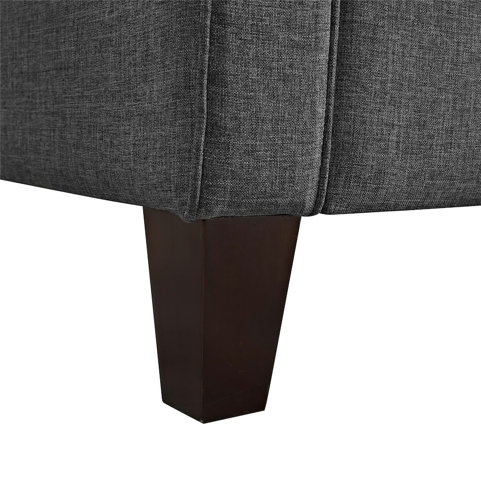 image 1 of Luke 2-Seater Sofa in Fabric Grey Grey | GREY