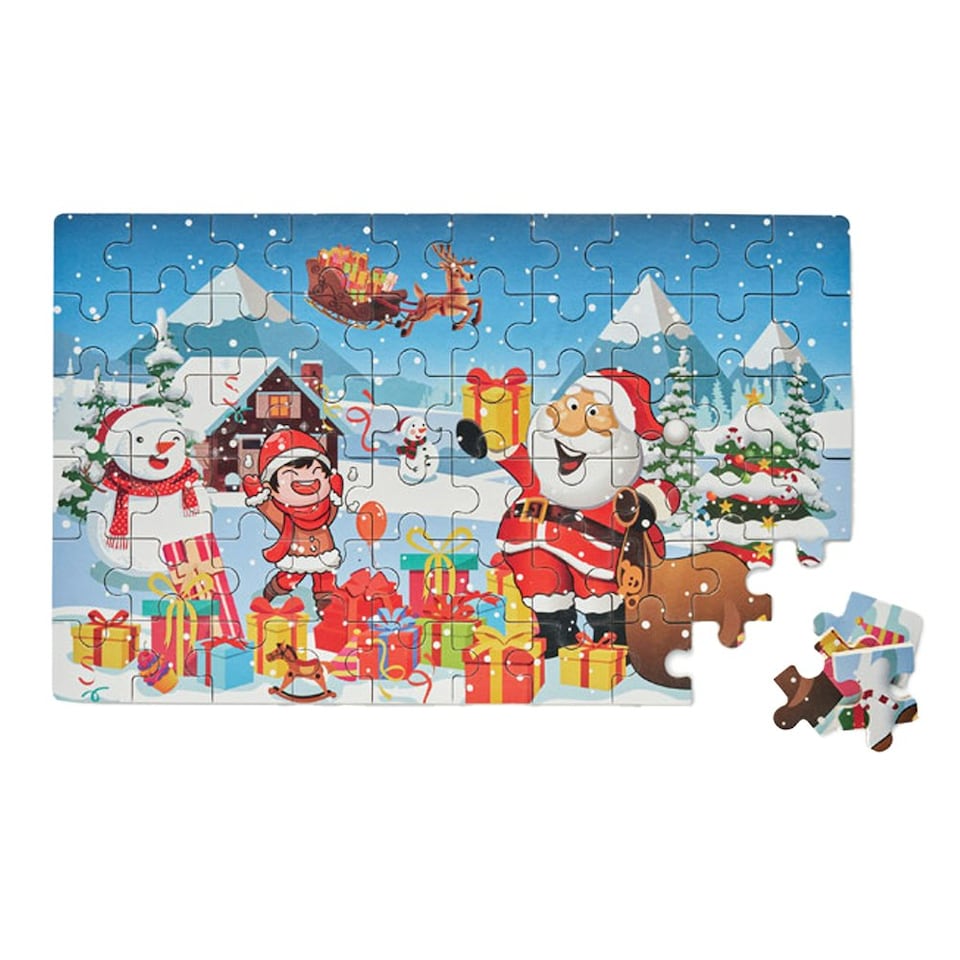 image 1 of MidOcean Pazuru Christmas Wooden Puzzle - Multicoloured - One Size