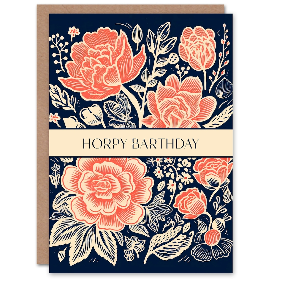 image 1 of Silly Wordplay Happy Birthday Roses Her Funny Birthday Card