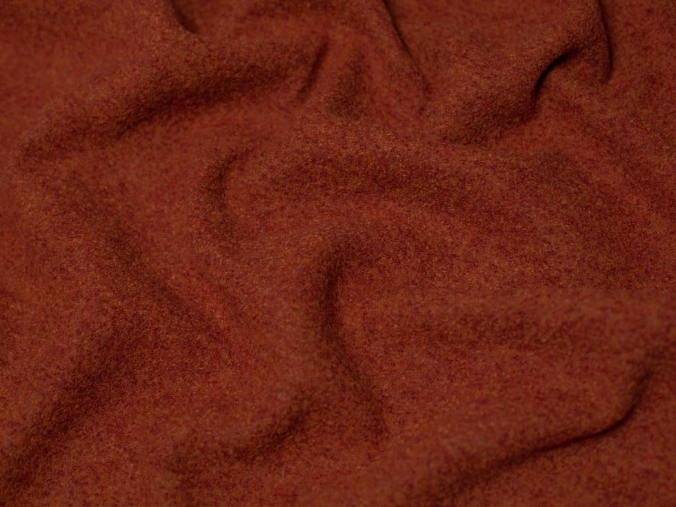 Minerva Core Range Brown 100% Pure Boiled Wool Coating Fabric for Dressmaking, 140cm / 55" Wide - per metre