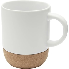 Billie Cork Ceramic 300ml Mug - White - One Size