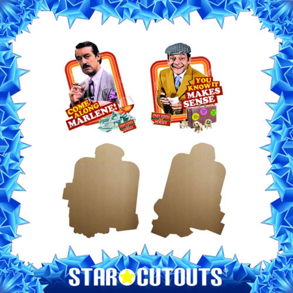 image 1 of Come Along Marlene and You Know It Makes Sense Only Fools and Horses Wall Art Cardboard Cutouts 59cm - Pack of 2