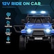 image 3 of AIYAPLAY Kids Ride On Car, 12V Electric Truck w/ Suspension, Blue