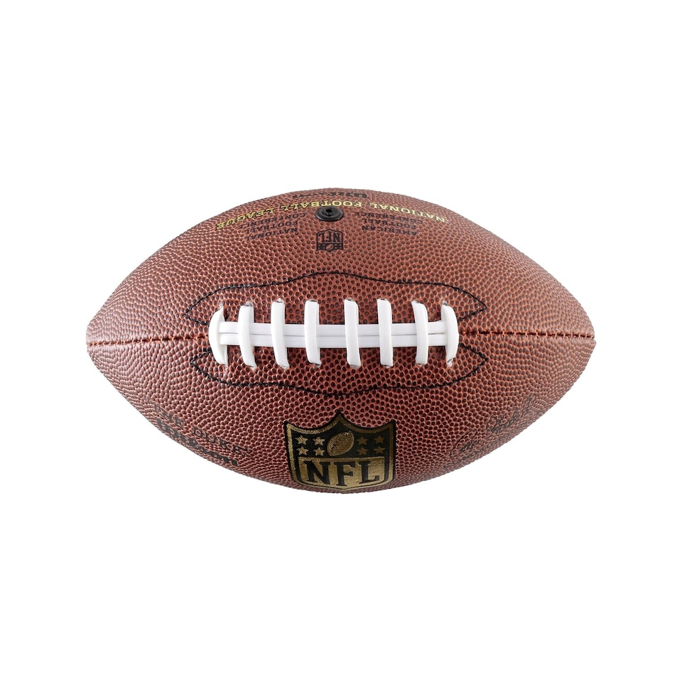 image 1 of Wilson Men's Nfl Football Duke Replica, Brown, Micro
