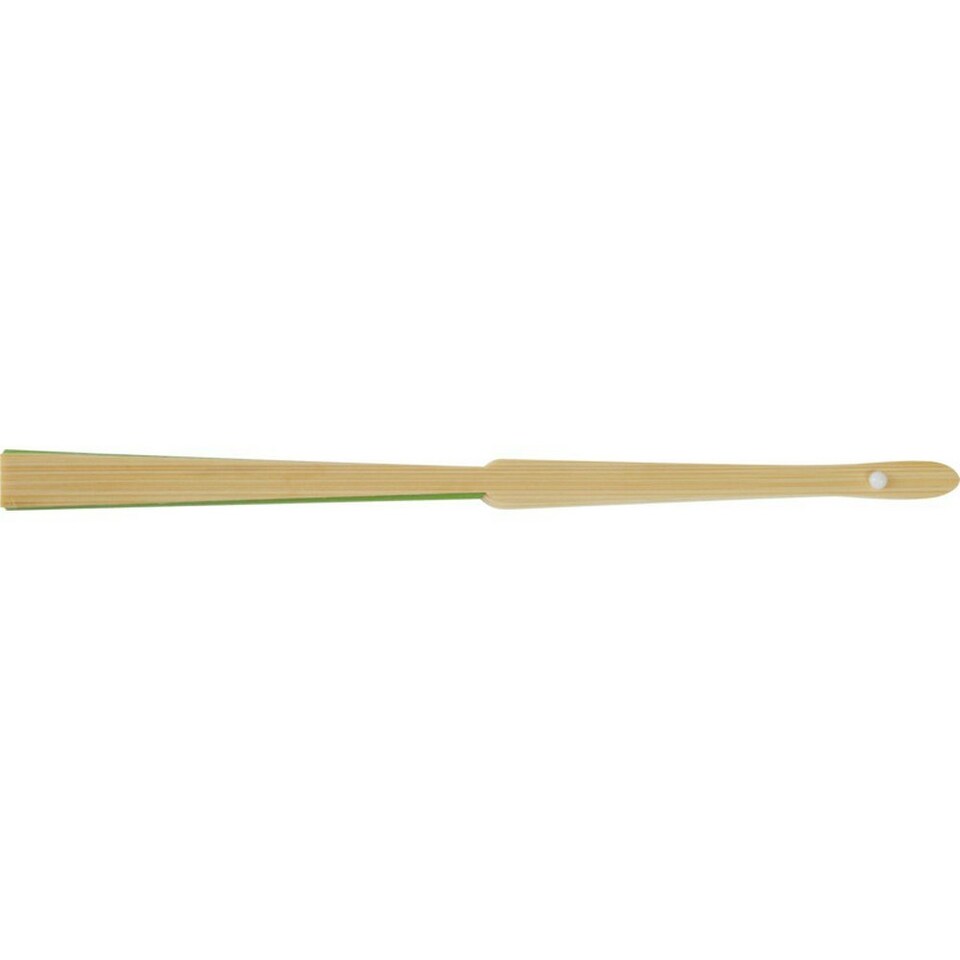 image 1 of Carmen Bamboo Handheld Fan - Green - One Size