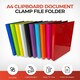 image 7 of Green A4 Clipboard Document Clamp File Folder
