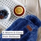 image 6 of 3.5L Extra Large Hot Water Bottle with Zipper & Hand Pocket | Blue | Blue with Zipper | 3.5L