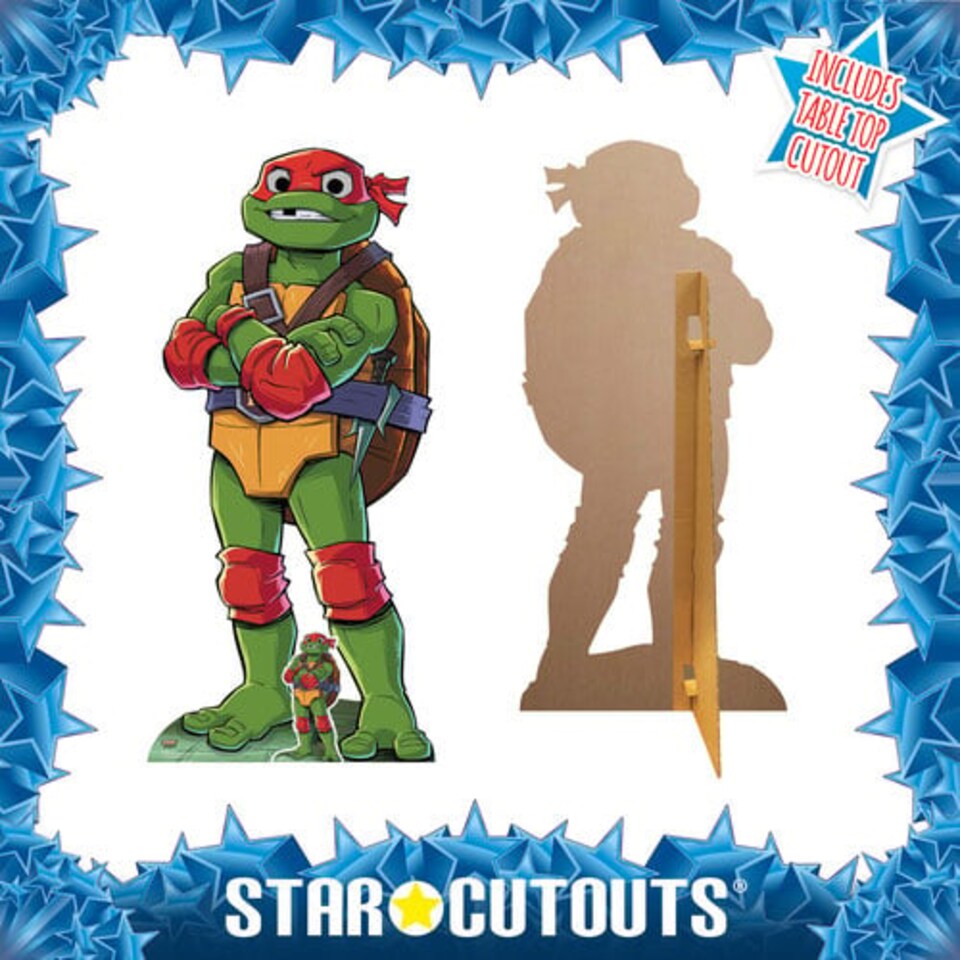image 1 of Raphael Tales of TMNT Teenage Mutant Ninja Turtles Lifesize Cardboard Cutout 136cm