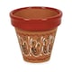 image 1 of Verano Spanish Ceramics Set of 3 Plant Pots - 16-29cm Inca Red Red