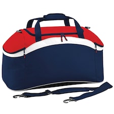 Bagbase Teamwear Holdall - French Navy/Classic Red/White - One Size