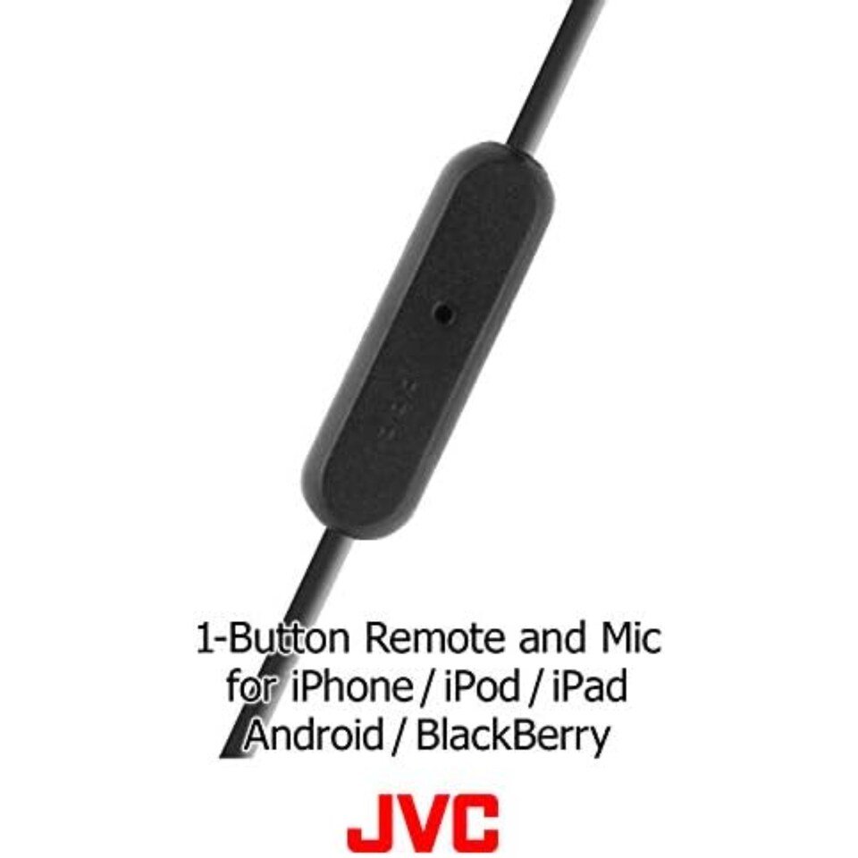 image 1 of JVC Lightweight Foldable Headphone with Microphone