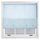 image 3 of FURNISHED Roller Blinds Daylight Round Eyelet Light Filtering Easy Fit Trimmable Window Blind | Blue | Duck Egg Blue | (W) 65cm x (L) 165cm