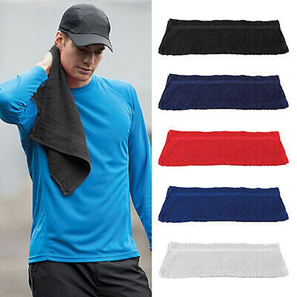 image 1 of Towel City Luxury Range 550 GSM - Gym Towel (40 X 60 CM) - Black - One Size Black | One size
