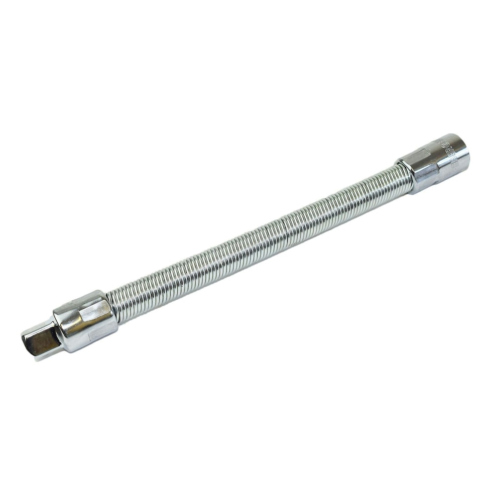 image 1 of 3pc Mixed Drive Flexible Flexi Socket Extension Bar Adapter Set 1/4 3/8 + 1/2