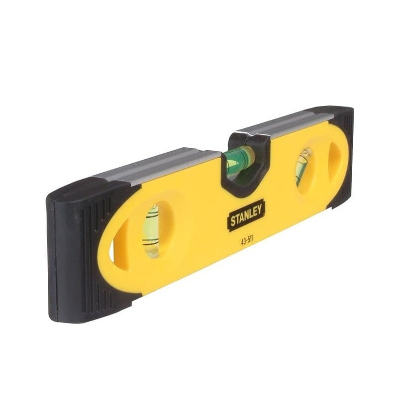 Stanley Hand Tools Magnetic Shockproof Torpedo Level 230mm - Multi Colour - One Size