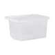 image 9 of Wham Crystal 5 x 28L Stackable Plastic Storage Boxes with Lids Black