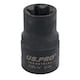 image 1 of E18 Female Impacted Impact Torx Star E Socket 1/2in Drive Shallow