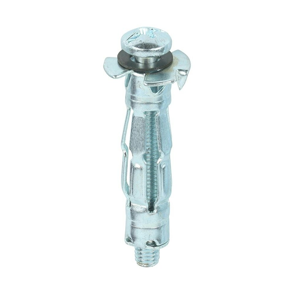 image 1 of Timco - Metal Cavity Anchors - Zinc (Size M5 x 37 (45mm Screw) - 100 Pieces)