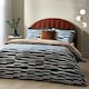 image 2 of Hoem Piper Abstract Cotton Rich Reversible Super King Duvet Cover Set