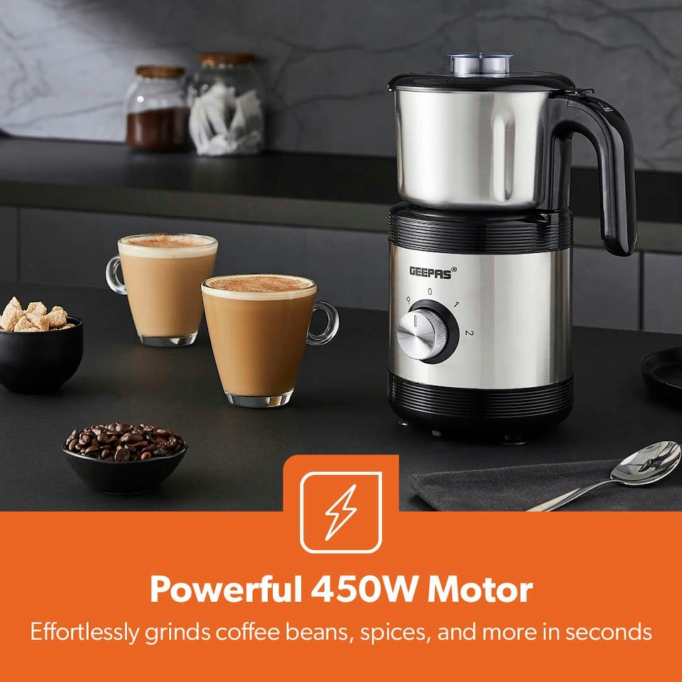 image 1 of GEEPAS Coffee Grinder Food Processor 450W